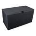 Winado 120 Gallon Water Resistant Plastic Lockable Deck Box Plastic in Black | 24 H x 47 W x 24.8 D in | Wayfair 370085541973