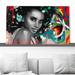 Mercer41 Afrique Model 6 (Horizontal) By Jodi - Graphic Art Plastic/Acrylic in Black/Red | 18 H x 30 W x 1 D in | Wayfair