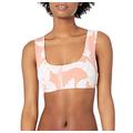 ROXY Women's Printed Beach Classics Bralette Bikini Top, Terra Cotta Flying Flowers Sample, Medium