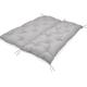 Ultra Thick Garden Swing Hammock Seat Bench Cushion 2 3 Seater Pad Canopy Outdoor Patio Furniture Cushion Soft Touch & Comfortable (100x100x8cm, Gray)