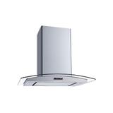 Winflo 30" Convertible Stainless Steel/ Glass Island Range Hood