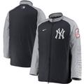 "Veste entièrement zippée Nike bleu marine New York Yankees Authentic Collection Dugout pour homme"