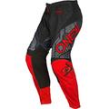 O'NEAL | Motocross-Hose | Enduro MX | Maximale Bewegungsfreiheit, Leichtes, Atmungsaktives und langlebiges Design | Pants Element Camo V.22 | Erwachsene | Schwarz Rot | Größe 34/50