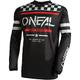 O'NEAL | Motocross-Shirt langarm | Kinder | MX MTB Mountainbike | Leichtes Material, ergonomischer Slim Fit Schnitt für perfekte Passform | Element Youth Jersey Squadron V.22 | Schwarz Grau | XL