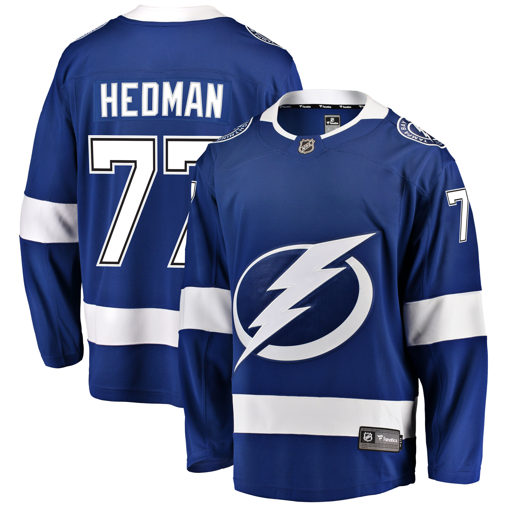 "Fanatics Victor Hedman Herren-Trikot, blau, Tampa Bay Lightning Breakaway-Trikot" Image