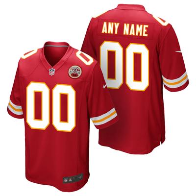 Kansas City Chiefs Nike Game Heimtrikot - Rot - Personalisiert - Herren Image