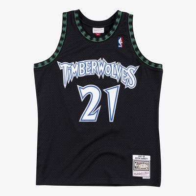 Minnesota Timberwolves Kevin Garnett Hardwood Classics Swingman Heimtrikot von Mitchell & Ness - Herren Image