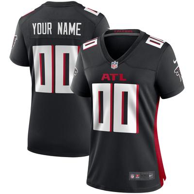 Atlanta Falcons Nike Game Heimtrikot - Schwarz - Personalisiert - Damen Image