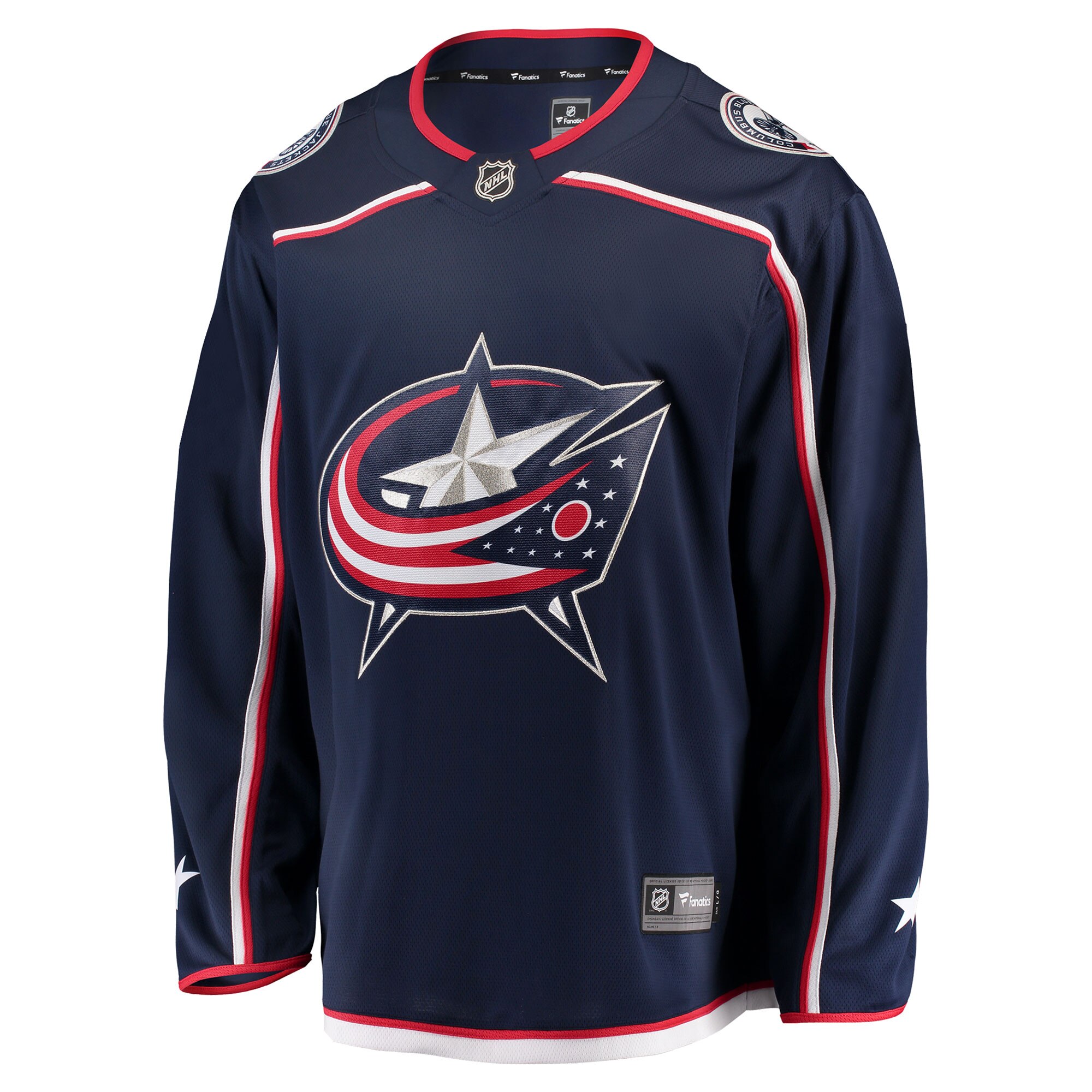 Columbus Blue Jackets Fanatics Branded Breakaway Heimtrikot – Herren Image