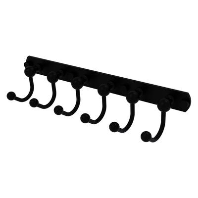 Allied Brass Prestige Skyline Collection 6 Position Tie and Belt Rack