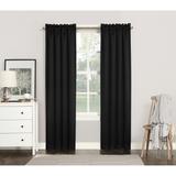 Sun Zero Hayden Energy Saving Blackout Rod Pocket Curtain Panel, Single Panel