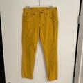 J. Crew Pants & Jumpsuits | J.Crew Mustard Yellow Skinny Leg Cropped Jeans | Color: Yellow | Size: 27