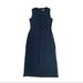 J. Crew Dresses | J. Crew Navy Acetate Long Sleeveless Sheath Dress | Color: Blue | Size: 8