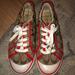 Coach Shoes | Coach Logo Sneakers | Color: Red/Tan | Size: 7