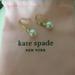 Kate Spade Jewelry | Kate Spade Earrings, Nwt | Color: Gold/White | Size: Os