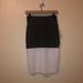 Lularoe Skirts | Lularoe Color Block Cassie Skirt Gray/White | Color: Gray/White | Size: Xs