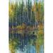 Winston Porter Pine Reflection I by Timothy O' Toole Painting Print on Canvas Canvas, Wood in Green | 49.13 H x 33.13 W x 1.125 D in | Wayfair