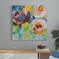 Winston Porter 'Bold Blooms I' Painting on Canvas Canvas | 31.5 H x 31.5 W x 1.375 D in | Wayfair F32DC1E0001542F88A092D1D00CD86E1