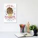 East Urban Home Frozen Happiness II by Loni Harris - Wrapped Canvas Textual Art Canvas | 12 H x 0.75 D in | Wayfair