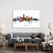 East Urban Home Cleveland Ohio Skyline by Michael Tompsett - Wrapped Canvas Graphic Art Metal | 40 H x 60 W x 1.5 D in | Wayfair