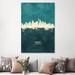 East Urban Home Seattle Washington Skyline by Michael Tompsett - Wrapped Canvas Painting Metal | 60 H x 40 W x 1.5 D in | Wayfair