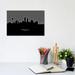 East Urban Home Knoxville Tennessee Skyline by Michael Tompsett - Wrapped Canvas Graphic Art Canvas | 8 H x 12 W x 0.75 D in | Wayfair