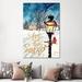 East Urban Home Tis the Season by James Redding - Wrapped Canvas Painting Metal | 60 H x 40 W x 1.5 D in | Wayfair 6756DBF9753F4A7C9D2A930F34F2A2E8