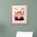 Trademark Fine Art Antiqued Iris - Picture Frame Photograph on Canvas Canvas, Wood | 14 H x 11 W x 0.5 D in | Wayfair MFG0004-W1114MF