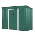 TOBBI_TOYS 9 ft. W x 4 ft. D Metal Lean-To Storage Shed | 68.1 H x 109.1 W x 52 D in | Wayfair HG61X1050-W03