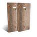 Slick Woody's Cornhole Co 2’ x 4’ Cornhole Board Set Vinyl/Solid Wood in Brown | 4 H x 24 W x 48 D in | Wayfair TRB1566