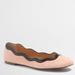 J. Crew Shoes | J. Crew Italian Scalloped Ballet Flats | Color: Black/Pink | Size: 7