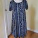 Lularoe Dresses | Llr Carly Swing Dress | Color: Blue | Size: Xs