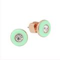 Kate Spade Jewelry | Kate Spade Candy Drops Enamel Stud Earrings In Pastel Green | Color: Gold/Green | Size: Os