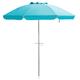 Multigot 2m Beach Umbrella, UPF50 + Sun Protection Garden Parasol Umbrella with Tilt Function, Outdoor Sunshade Shelter Parasol for Backyard, Pool, Balcony and Terrace (Blue)