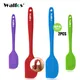 WALFOS – ensemble de spatules en Silicone de haute qualité 2 pièces grattoir pour pâtisserie au
