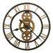 Howard Miller Crosby Industrial, Steampunk, Vintage with a Modern Twist, Statement Wall Clock, Reloj De Pared