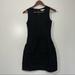 Madewell Dresses | Madewell Silhouette Dress Black Ponte Fit Flare Xs | Color: Black | Size: Xs