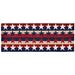 "Liora Manne Frontporch Stars & Stripes Indoor/Outdoor Rug Americana 24""x60"" - Trans Ocean FTPR5180414"