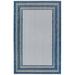 "Liora Manne Carmel Multi Border Indoor/Outdoor Rug Navy 6'6""x9'4"" - Trans Ocean CRE69842533"