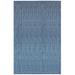 "Liora Manne Carmel Texture Stripe Indoor/Outdoor Rug Navy 6'6""x9'4"" - Trans Ocean CRE69842233"