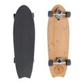 Abi's Fishtail Surfskate 31" x 9.5" Completed Surfskate for Adults. Adjustable trucks, beginners friendly. 7 plies Cross-Laminated Epoxy Canadian Maple
