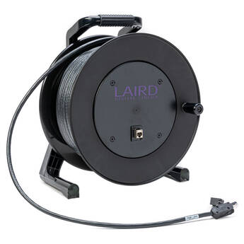 Laird Digital Cinema Belden 10GX Cat 6A Ethernet Cable & Hub-Mounted RJ45 Jack with RJ45 ProShel LCR-CAT6A-PS-100