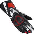 Spidi STS-3 Damen Motorrad Handschuhe, schwarz-rot, Größe M