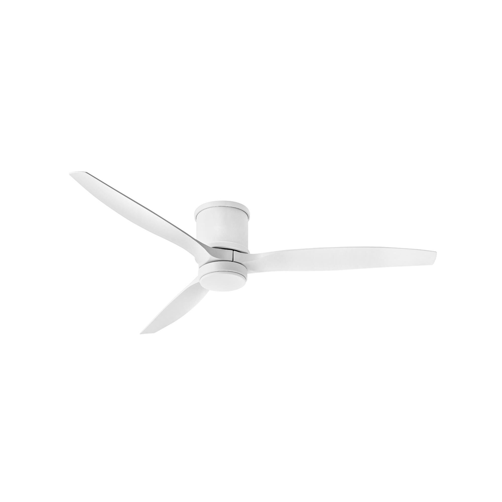 Hinkley Lighting Hover 60 Inch Flush Mount Fan with Light Kit - 900860FMW-LWD