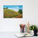 East Urban Home House on a Hill by Patty Baker - Wrapped Canvas Painting Canvas | 8 H x 12 W x 0.75 D in | Wayfair 471BF5A9FBD7435987C7D9307C39DA2F