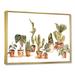 East Urban Home Indoor House Plants Urban Jungle I - Painting on Canvas Metal in Brown/Green/White | 30 H x 40 W x 1.5 D in | Wayfair