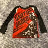 Disney Shirts & Tops | Gc Darth Vader Star Wars Boys Sz4 | Color: Black/Red | Size: 4b