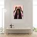 Oliver Gal Girl in Pink w/ Crown - Painting Print on Canvas in Black | 45 H x 30 W x 1.5 D in | Wayfair 39688_30x45_CANV_WFL