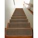 Brown 0.4 x 8.5 W in Stair Treads - Winston Porter Thedford Stair Tread Synthetic Fiber | 0.4 H x 8.5 W in | Wayfair