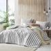 Breakwater Bay Arispe Refined Stripe Oversized Comforter Set Polyester/Polyfill/Cotton in Gray | Twin XL Comforter + 1 Standard Sham | Wayfair